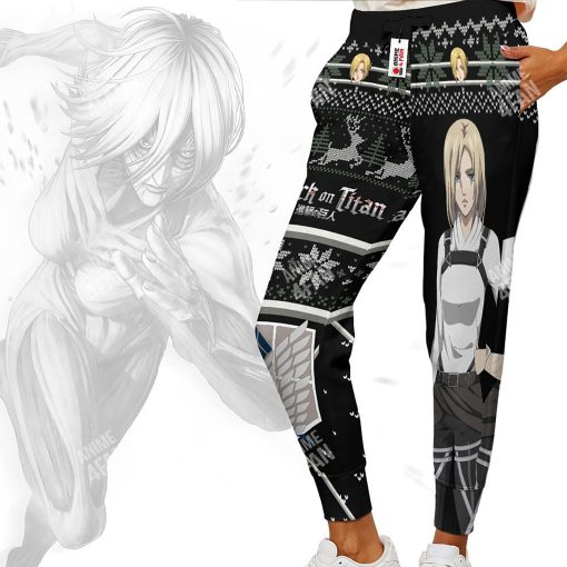 9Heritages 3D Anime Attack On Titan Annie Leonhart Custom Fandom Sweatpants VA305199