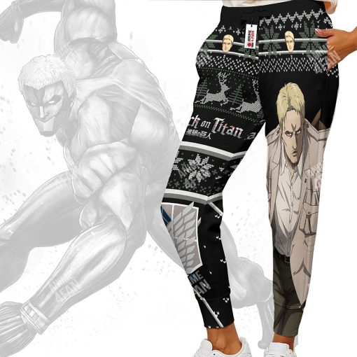 9Heritages 3D Anime Attack On Titan Reiner Braun Custom Fandom Sweatpants