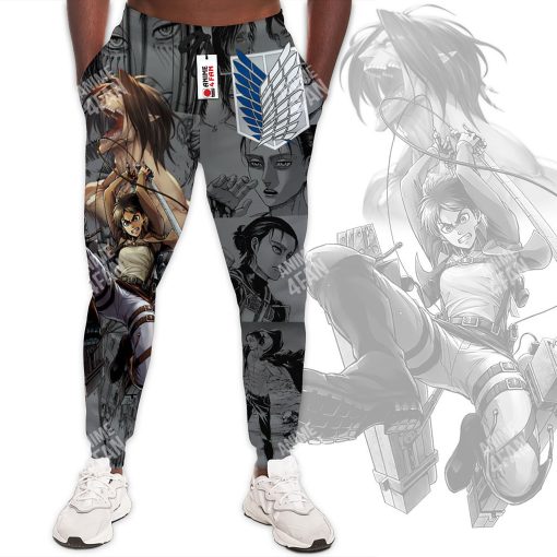 9Heritages 3D Anime Attack On Titan Eren Jaeger Custom Fandom Sweatpants