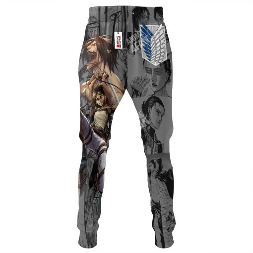 9Heritages 3D Anime Attack On Titan Eren Jaeger Custom Fandom Sweatpants