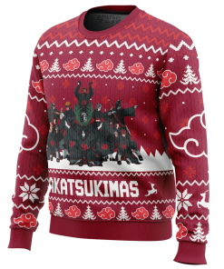 9Heritages 3D Anime Naruto Shippuden Akatsukimas Akatsuki Custom Ugly Christmas Sweater
