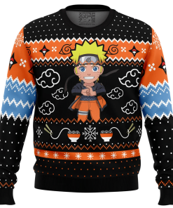 9Heritages 3D Anime Naruto Shipppuden Ramen Uzumaki Naruto Custom Fandom Ugly Christmas Sweater