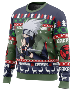 9Heritages 3D Anime Naruto Shippuden Kakashi Hatake Custom Fandom Ugly Christmas Sweater VA307052