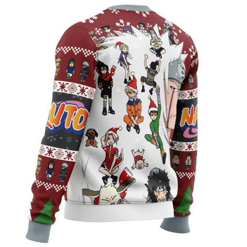 9Heritages 3D Anime Naruto Shippuden Christmas Naruto Characters Custom Ugly Christmas Sweater