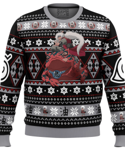 9Heritages 3D Anime Naruto Shippuden Jiraiya Custom Fandom Ugly Christmas Sweater