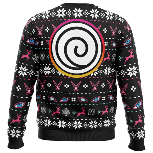 9Heritages 3D Anime Naruto Shippuden Uzumaki Clan Boruto Custom Ugly Christmas Sweater