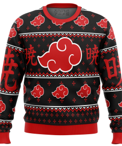 9Heritages 3D Anime Naruto Shippuden Akatsuki Naruto Custom Ugly Christmas Sweater VA307053