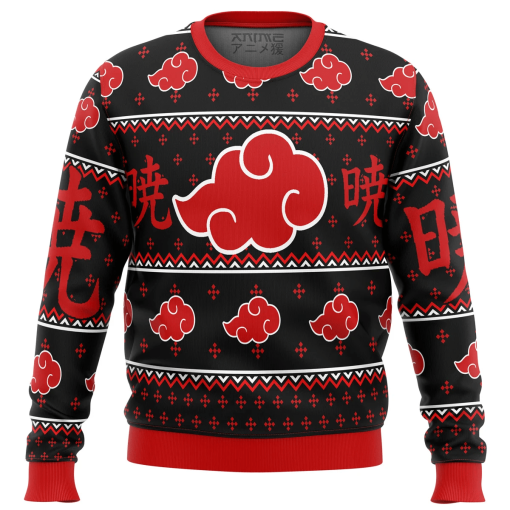 9Heritages 3D Anime Naruto Shippuden Akatsuki Naruto Custom Ugly Christmas Sweater VA307053