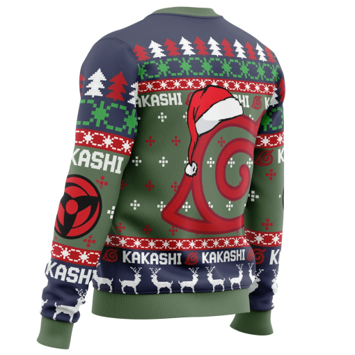 9Heritages 3D Anime Naruto Shippuden Kakashi Hatake Custom Fandom Ugly Christmas Sweater VA307052