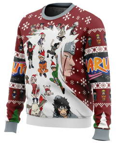 9Heritages 3D Anime Naruto Shippuden Christmas Naruto Characters Custom Ugly Christmas Sweater