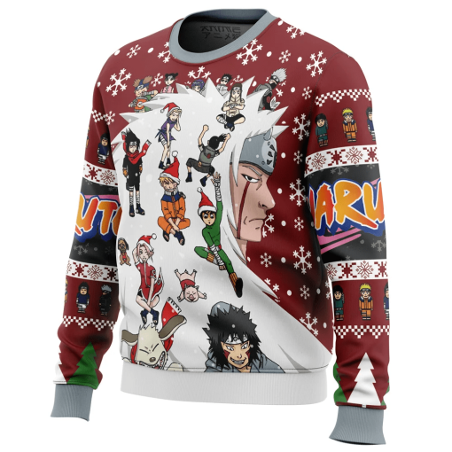 9Heritages 3D Anime Naruto Shippuden Christmas Naruto Characters Custom Ugly Christmas Sweater