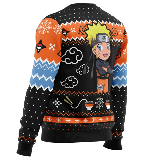 9Heritages 3D Anime Naruto Shipppuden Ramen Uzumaki Naruto Custom Fandom Ugly Christmas Sweater