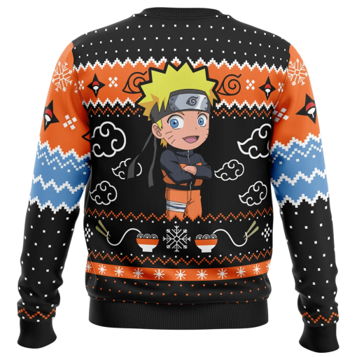 9Heritages 3D Anime Naruto Shipppuden Ramen Uzumaki Naruto Custom Fandom Ugly Christmas Sweater