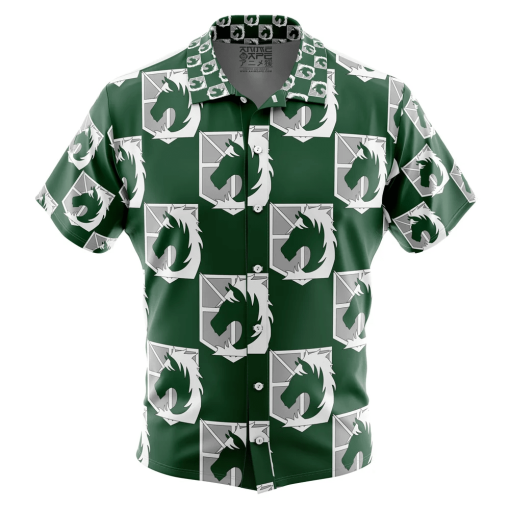 9Heritages 3D Anime Attack on Titan Military Police Custom Hawaiian Shirt