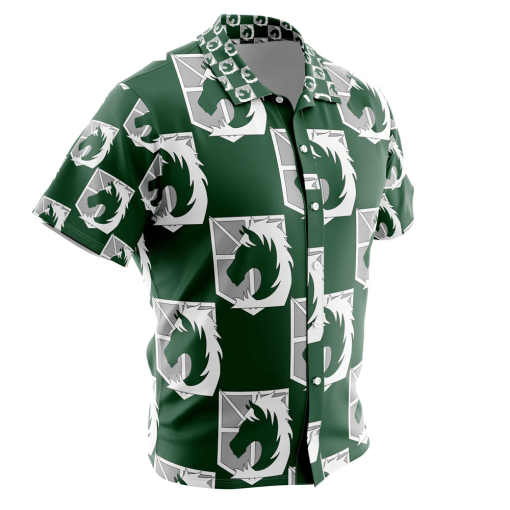 9Heritages 3D Anime Attack on Titan Military Police Custom Hawaiian Shirt