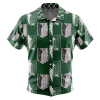 9Heritages 3D Anime Attack On Titan Survey Corps Custom Hawaiian Shirt