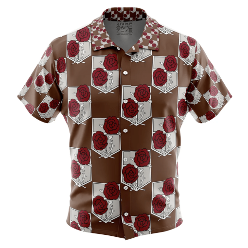 9Heritages 3D Anime Attack on Titan Garrison Custom Hawaiian Shirt