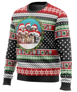 9Heritages 3D Anime Attack On Titan NineTitans Custom Fandom Ugly Christmas Sweater
