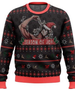 9Heritages 3D Anime Attack On Titan Season of Joy Custom Fandom Ugly Christmas Sweater