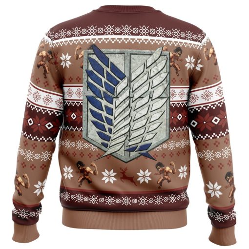 9Heritages 3D Anime Attack On Titan Levi Ackerman Custom Fandom Ugly Christmas Sweater