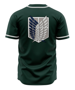 9Heritages 3D Anime Attack On Titan Scouting Regiment Custom Baseball Tee