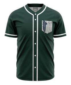 9Heritages 3D Anime Attack On Titan Scouting Regiment Custom Baseball Tee