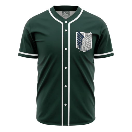 9Heritages 3D Anime Attack On Titan Scouting Regiment Custom Baseball Tee