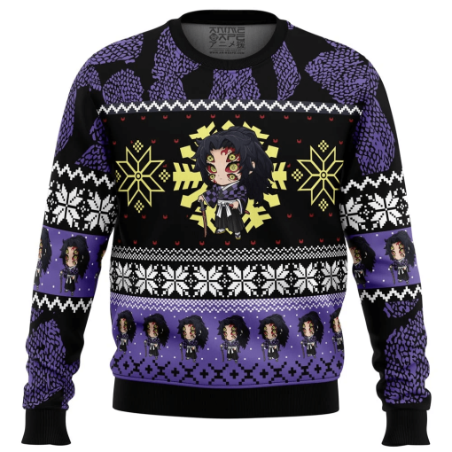 9Heritages 9Heritages 3D Anime Demon Slayer Kokushibo Custom Ugly Christmas Sweater