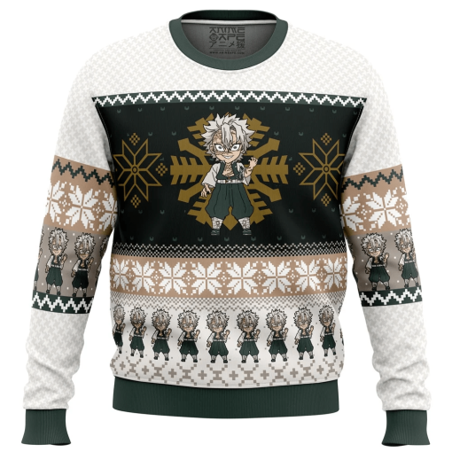 9Heritages 9Heritages 3D Anime Demon Slayer Sanemi Shinazugawa Custom Fandom Ugly Christmas Sweater