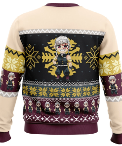 9Heritages 9Heritages 3D Anime Demon Slayer Tengen Uzui Custom Ugly Christmas Sweater