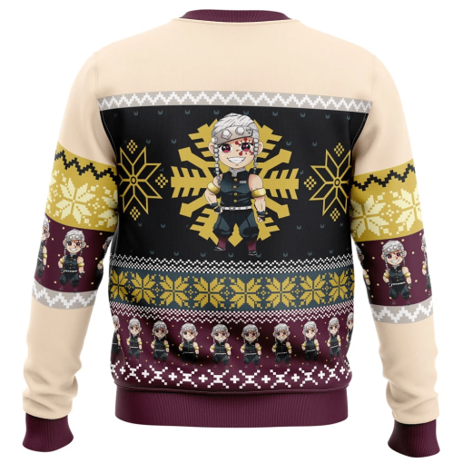 9Heritages 9Heritages 3D Anime Demon Slayer Tengen Uzui Custom Ugly Christmas Sweater