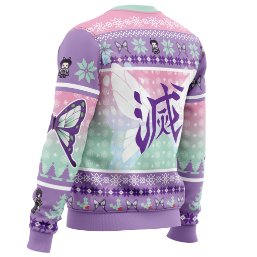 9Heritages 9Heritages 3D Anime Demon Slayer Kochou Shinobu Custom Fandom Ugly Christmas Sweater