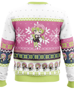 9Heritages 9Heritages 3D Anime Demon Slayer Mitsuri Kanroji Custom Ugly Christmas Sweater