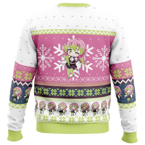 9Heritages 9Heritages 3D Anime Demon Slayer Mitsuri Kanroji Custom Ugly Christmas Sweater