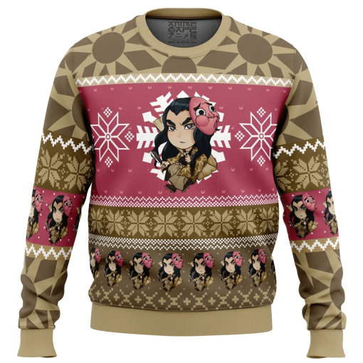 9Heritages 9Heritages 3D Anime Demon Slayer Haganezuka Hotaru Custom Ugly Christmas Sweater