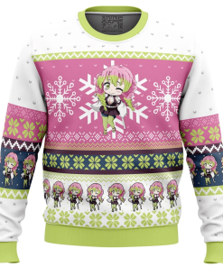 9Heritages 9Heritages 3D Anime Demon Slayer Mitsuri Kanroji Custom Ugly Christmas Sweater