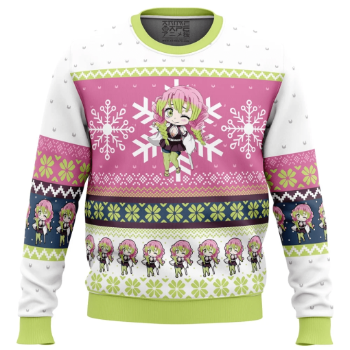 9Heritages 9Heritages 3D Anime Demon Slayer Mitsuri Kanroji Custom Ugly Christmas Sweater