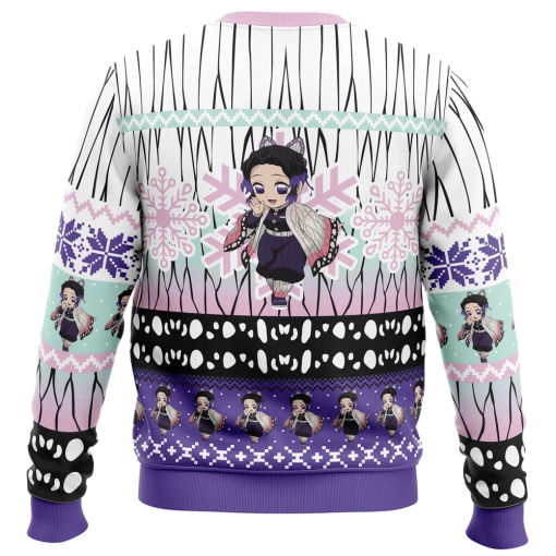 9Heritages 9Heritages 3D Anime Demon Slayer Shinobu Kocho Custom Ugly Christmas Sweater