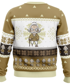 9Heritages 9Heritages 3D Anime Demon Slayer Jigoro Kuwajima Custom Fandom Ugly Christmas Sweater