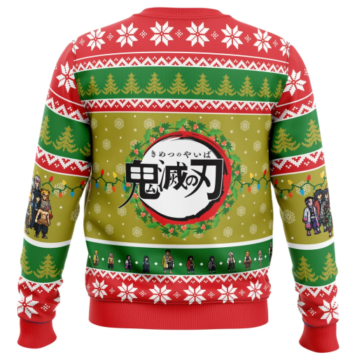 9Heritages 9Heritages 3D Anime Demon Slayer Squad Corps Custom Ugly Christmas Sweater