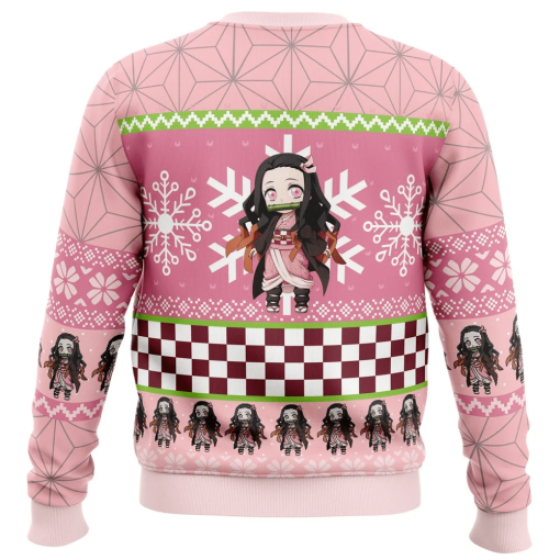 9Heritages 9Heritages 3D Anime Demon Slayer Nezuko Kamado Custom Ugly Christmas Sweater