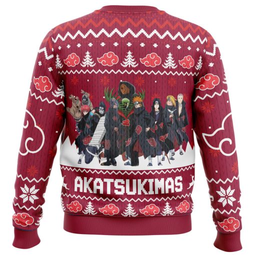 9Heritages 3D Anime Naruto Shippuden Akatsukimas Akatsuki Custom Fandom Ugly Christmas Sweater