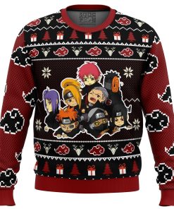 9Heritages 3D Anime Naruto Shippuden Chibi Akatsuki Custom Ugly Christmas Sweater