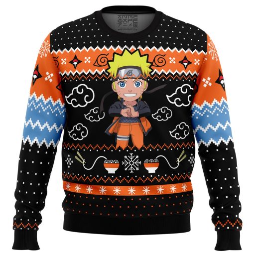 9Heritages 3D Anime Naruto Shippuden Ramen Uzumaki Naruto Custom Fandom Ugly Christmas Sweater