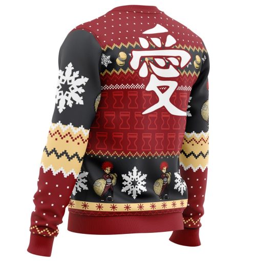 9Heritages 3D Anime Naruto Shippuden Gaara Custom Fandom Ugly Christmas Sweater