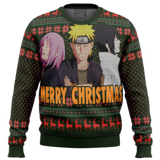 9Heritages 3D Anime Naruto Shippuden Naruto Squad 7 Custom Fandom Ugly Christmas Sweater