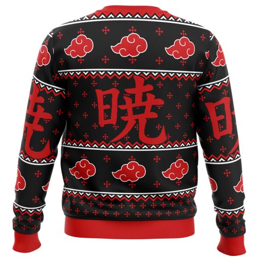 9Heritages 3D Anime Naruto Shippuden Akatsuki Custom Ugly Christmas Sweater