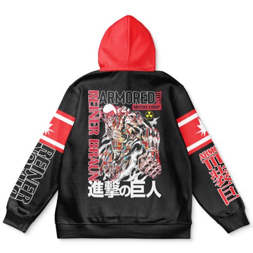 9Heritages 3D Anime Attack On Titan Armored Titan Custom Fandom Hoodie