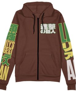 9Heritages 3D Anime Attack On Titan Levi Ackerman V3 Custom Fandom Hoodie