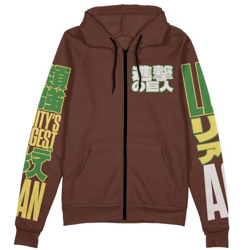 9Heritages 3D Anime Attack On Titan Levi Ackerman V3 Custom Fandom Hoodie